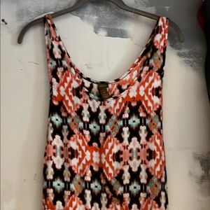 Copper Key Pink and Black Graphic Jumpsuit